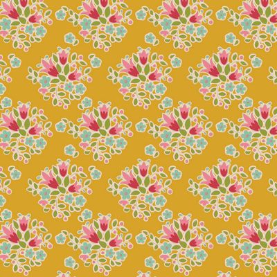 Tilda - Creating Memories - Lulu Yellow Fabric