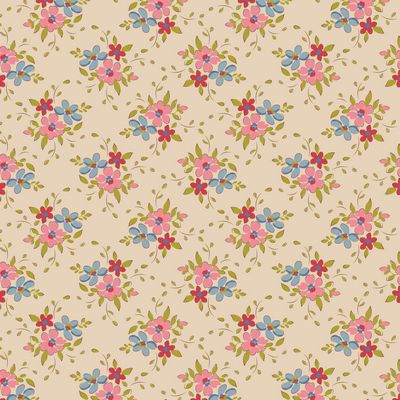 Tilda - Creating Memories - Frida Pearl Fabric