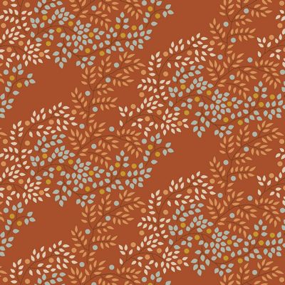 Tilda - Creating Memories - Berrytangle Copper Fabric