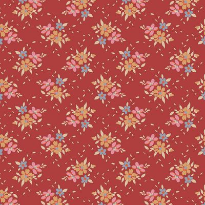 Tilda - Creating Memories - Frida Red Fabric