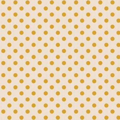 Tilda - Creating Memories - Woven Polkadot Yellow Fabric