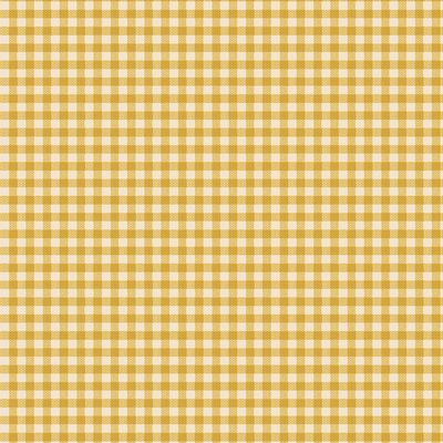 Tilda - Creating Memories - Woven Gingham Yellow Fabric