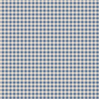 Tilda - Creating Memories - Woven Gingham Blue Fabric