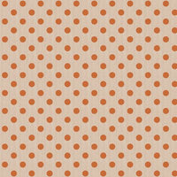 Tilda - Creating Memories - Woven Polkadot Ginger Fabric