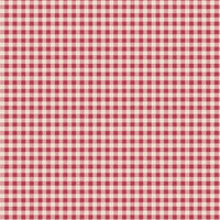 Tilda - Creating Memories - Woven Gingham Red Fabric