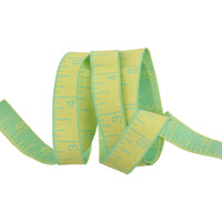 Renaissance Ribbons - Tula Pink Measure Twice Ribbon - Lemon Zest