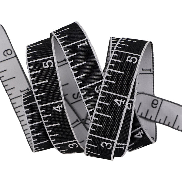 Renaissance Ribbons - Tula Pink Measure Twice Ribbon - Ink