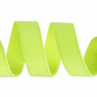 Renaissance Ribbons - Tula Pink Nylon Webbing - Moonbeam/Neon Yellow