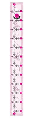 Tula Pink Hardware - 1.5in by 12.5in Non Slip Bee Quilt Ruler