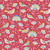 Tilda - Jubilee -  Bird Tree Red Fabric