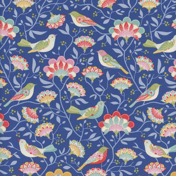 Tilda - Jubilee -  Bird Tree Blue Fabric