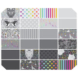 FreeSpirit Fabrics - Tula Pink Graywork True Colors - Factory Fat Quarter Bundle