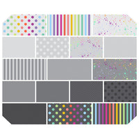 FreeSpirit Fabrics - Tula Pink True Colors Graywork 2.5" Strips Design Roll
