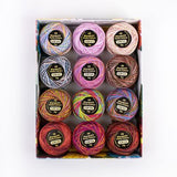 Wonderfil - Variegated Eleganza Pearl Cotton Thread Sz 8 - Passion