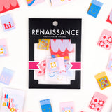 Renaissance Ribbons - Playful Woven Labels (8 ct)