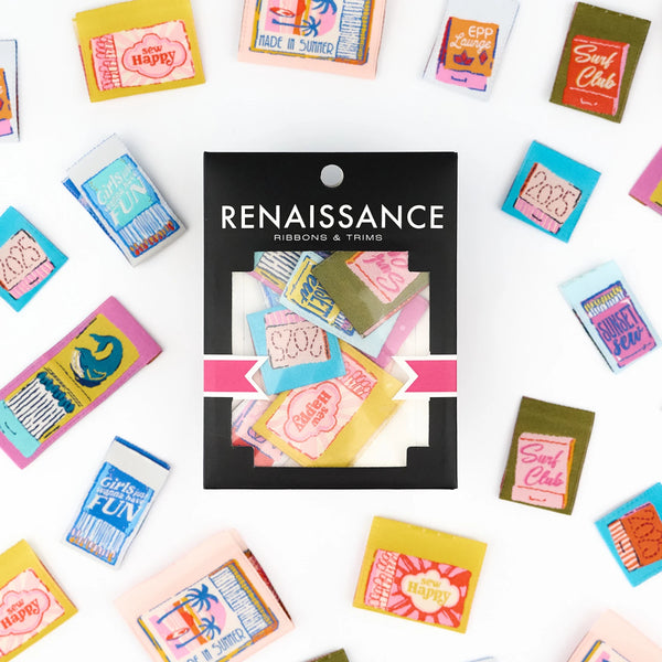 Renaissance Ribbons - Matchbook Makerie Woven Labels (8 ct)