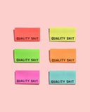 Kylie and The Machine - Quality Shit Neon Woven Sewing Labels (6 ct)