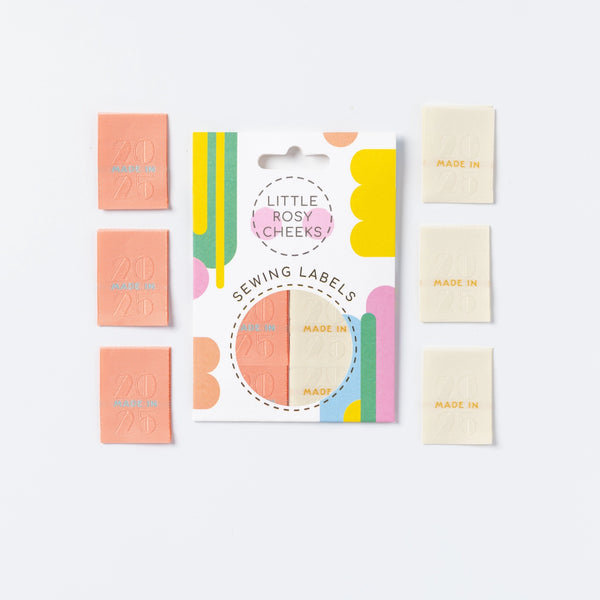 Little Rosy Cheeks - Made In 2025 Sew in Labels (6 ct)