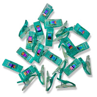 More Me Know - Teal Glitter Clips - 25ct