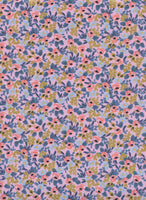 Rifle Paper Co. - Menagerie - Rosa Violet Metallic Fabric