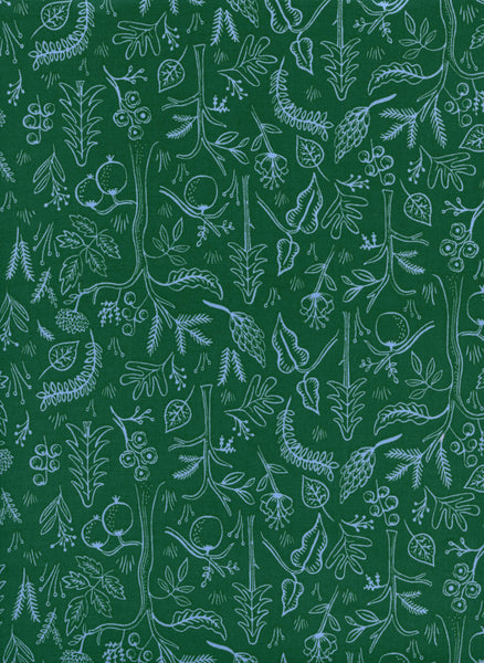 Rifle Paper Co. - Amalfi - Black Forest - Hunter Fabric