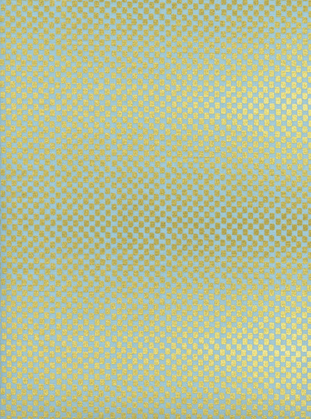 Rifle Paper Co. - Amalfi - Checkers - Mint Metallic Fabric