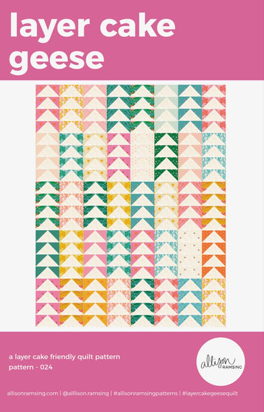 Allison Ramsing - Layer Cake Geese - Paper Pattern