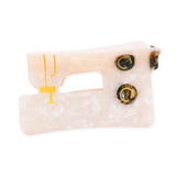 Sarah Hearts - Sewing Machine Hair Claw Clip