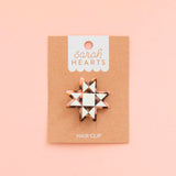 Sarah Hearts - Quilt Star Hair Clip