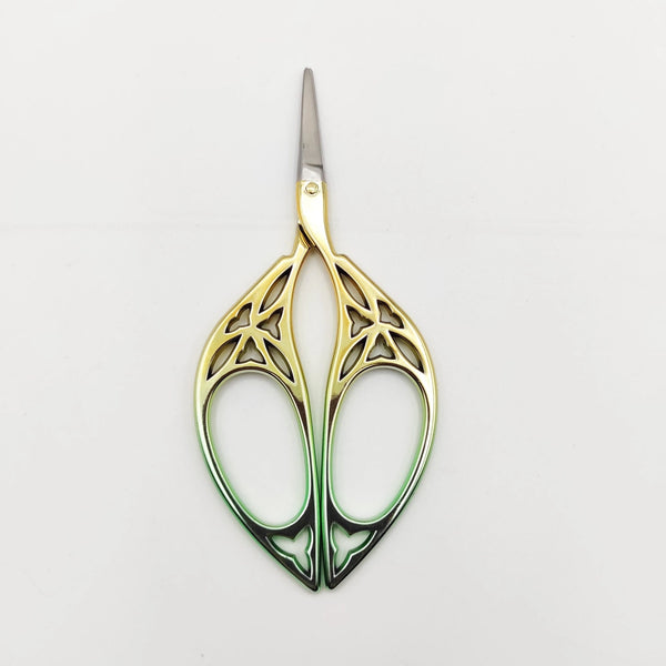 SCHandworks - Leaf Style Small Scissors - Green