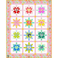 FreeSpirit Fabrics - Besties Heart Burst Quilt Kit