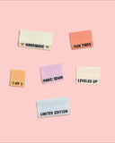 Kylie and The Machine - Maker Side Seams Woven Sewing Labels (6 ct)