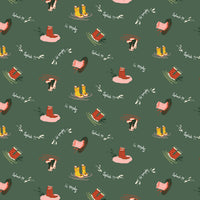 RJR Fabrics - Splish Splash - Hunter Green Fabric