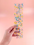 Feral Notions - 2.5" x 10" Ruler - Confetti