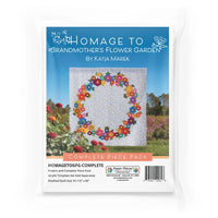 Paper Pieces - Homage to Grandmother's Flower Garden Pattern & Complete Paper Pieces Pack