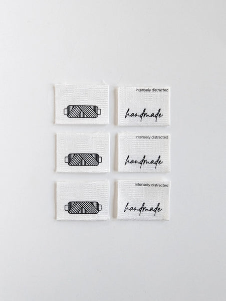 Intensely Distracted - Handmade. Thread Cotton Luxe Labels