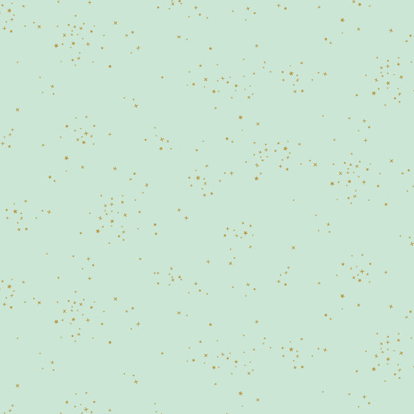 Cotton + Steel Basics - Freckles - Breeze Metallic Fabric