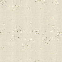 Cotton + Steel Basics - Freckles - Twinkle Unbleached Metallic Fabric