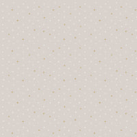 Cotton + Steel Basics - Be Positive - Cumulus Cloud Metallic Fabric