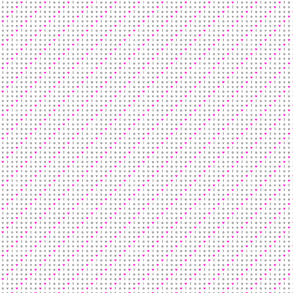 Cotton + Steel Basics - Wordplay - Love Sprinkled In Neon Fabric