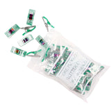 More Me Know - Sea Glass Glitter Clips - 25ct