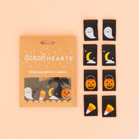 Sarah Hearts - Halloween Icons Multipack Woven Labels (8 ct)