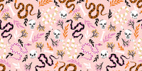 Cotton + Steel Fabrics - By The Glow Of The Moon - Enter If You Dare - A Good Scare Fabric