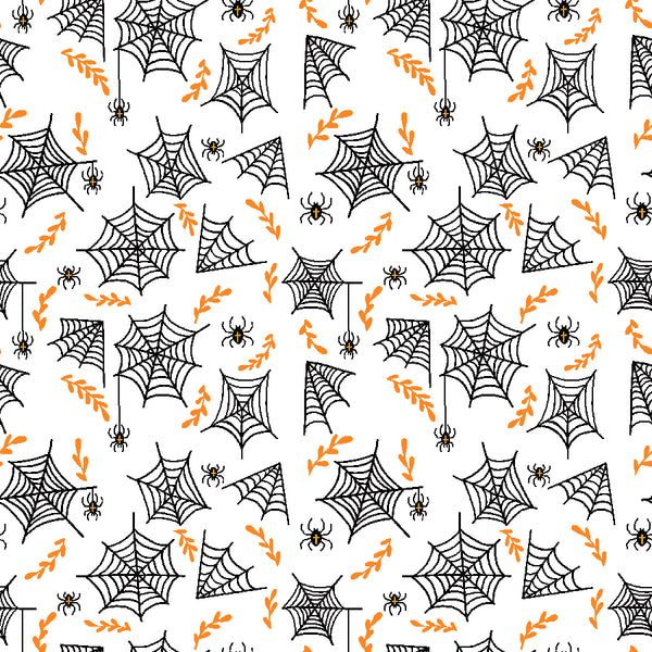 Cotton + Steel Fabrics - By The Glow Of The Moon - Tangled Web - Frightful Fabric