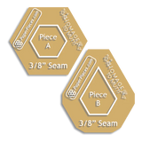 Paper Pieces - Homage to Mutti Acrylic Templates 3/8"