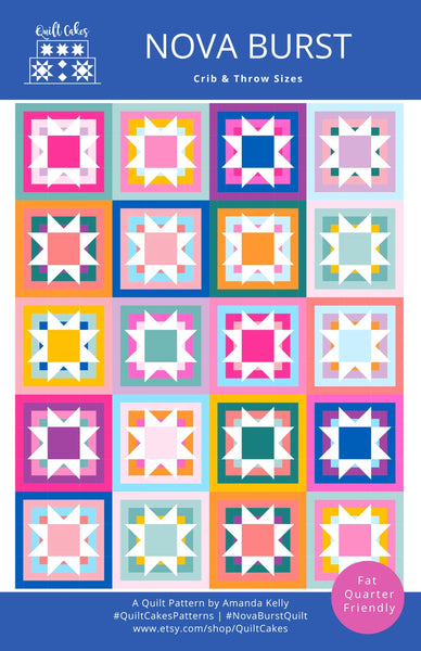Quilt Cakes - Nova Burst Quilt - Paper Pattern