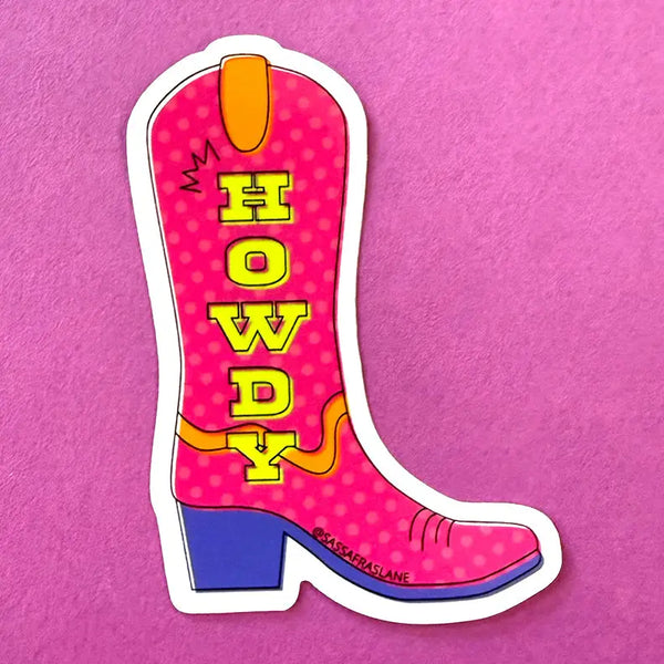 Sassafras Lane Designs - Howdy Sticker