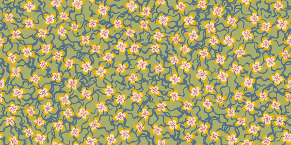 RJR Fabrics - Honeybee Garden - Hazel Floral - Lawn Party Fabric