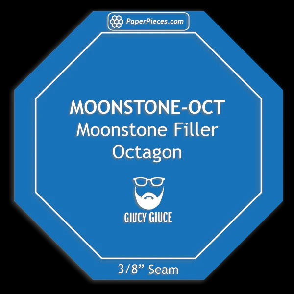 Giucy Giuce - Moonstone Filler Octagon Acrylic Templates 3/8" seam