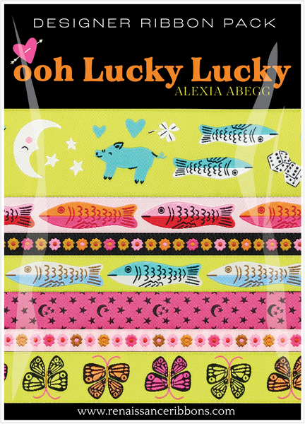 Renaissance Ribbons - Ruby Star Society Ooh Lucky Lucky Ribbon Pack